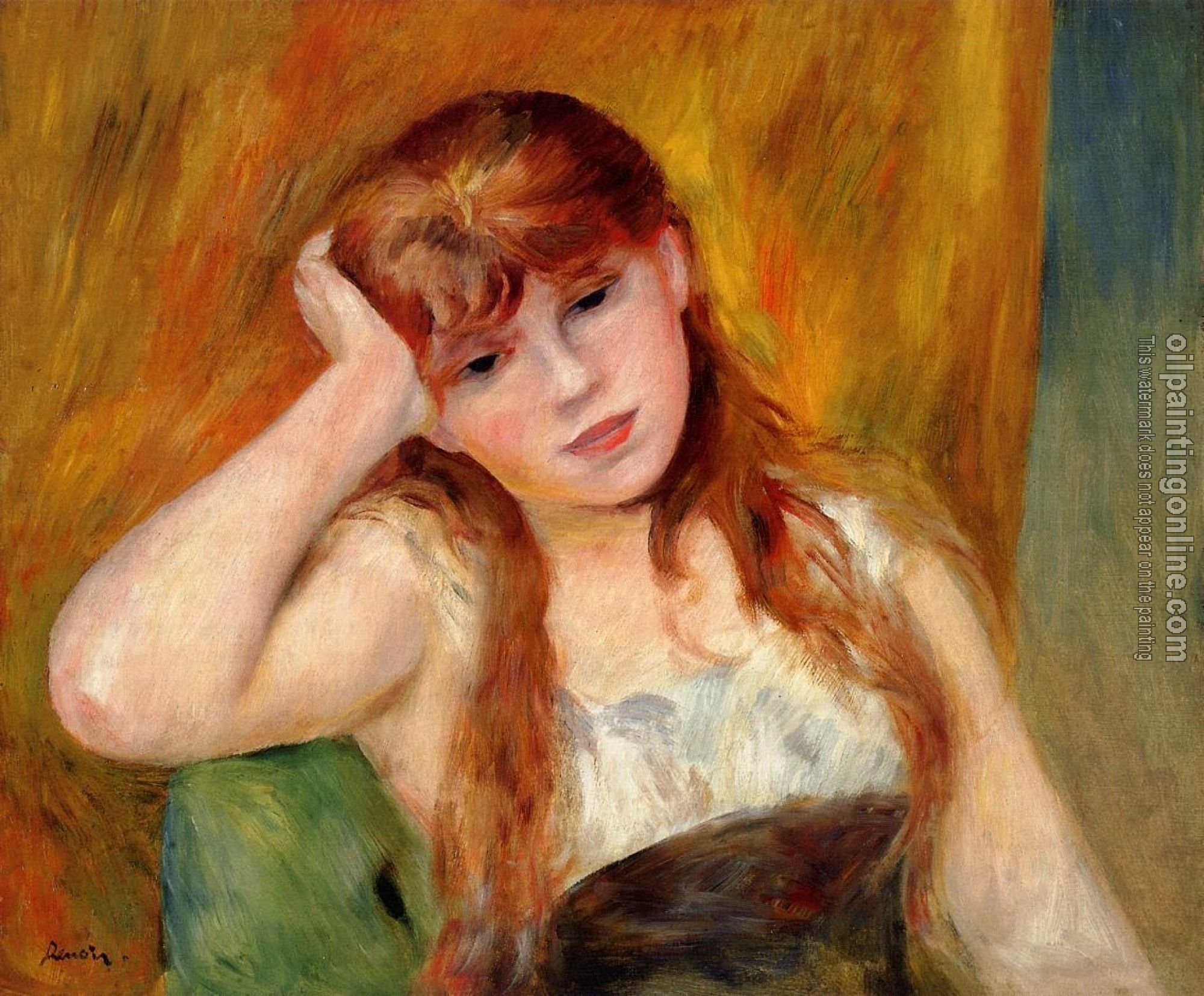 Renoir, Pierre Auguste - Young Blond Woman